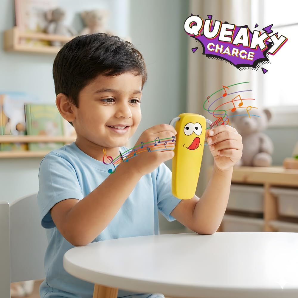 BLIX Queaky Charge – Rechargeable STEM Circuit Toy (Yellow)