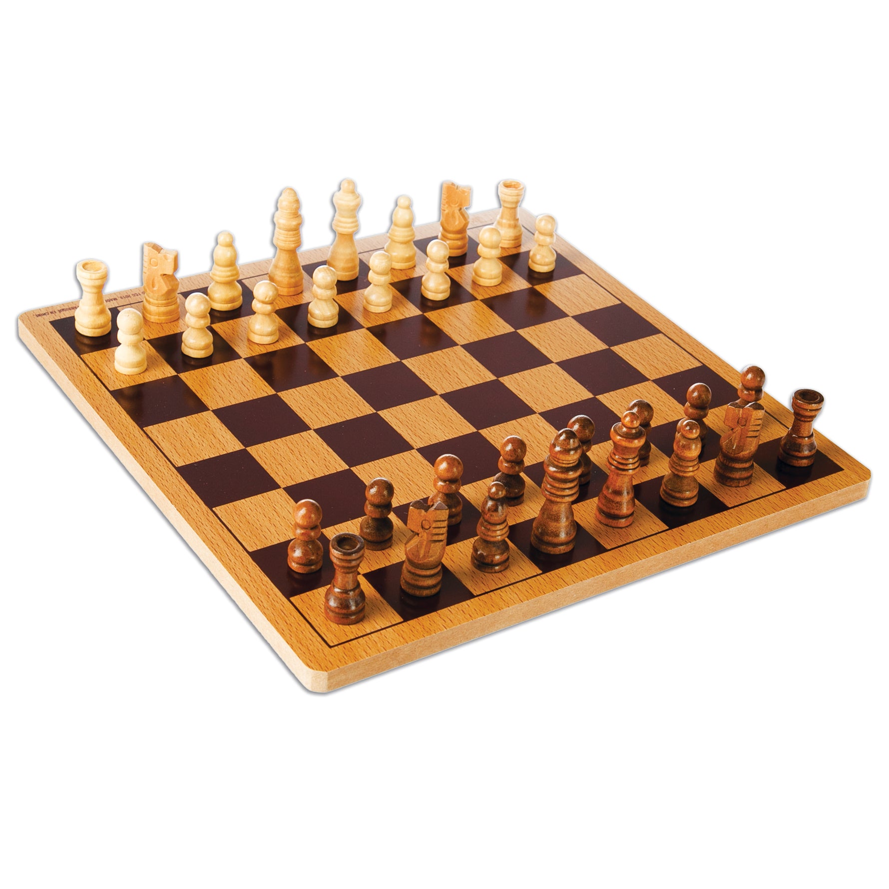 TCG Solid Wood Chess Set 10" | Premium Wooden Chess Board Game UAE
