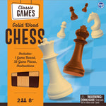 TCG Solid Wood Chess Set 10" | Premium Wooden Chess Board Game UAE