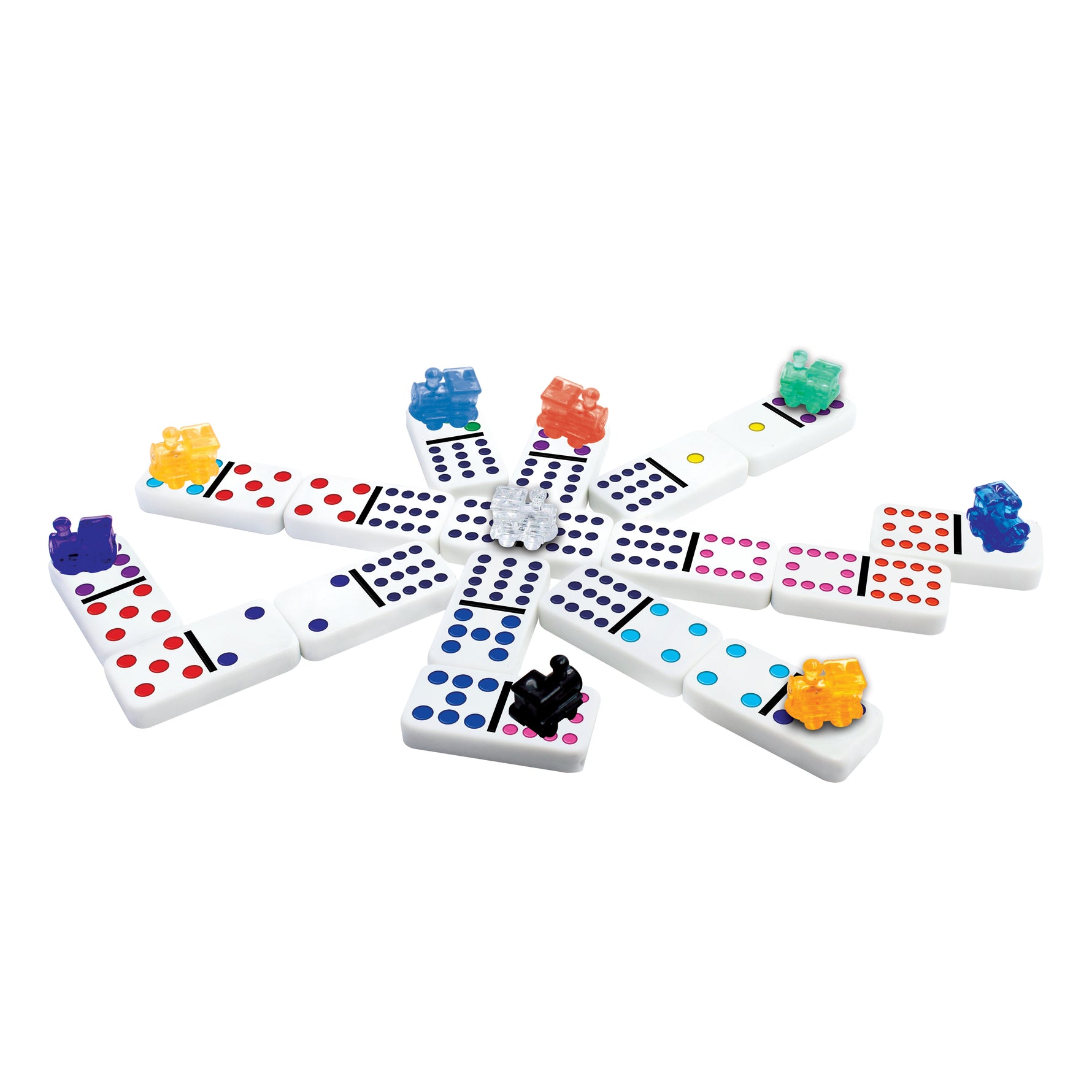 TCG Mexican Train Dominoes Game | Complete Boxed Set for Family & Groups UAE