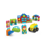 Bildo Block & Dough School Play ‘n’ Learn – Creative Building & Educational Dough Playset