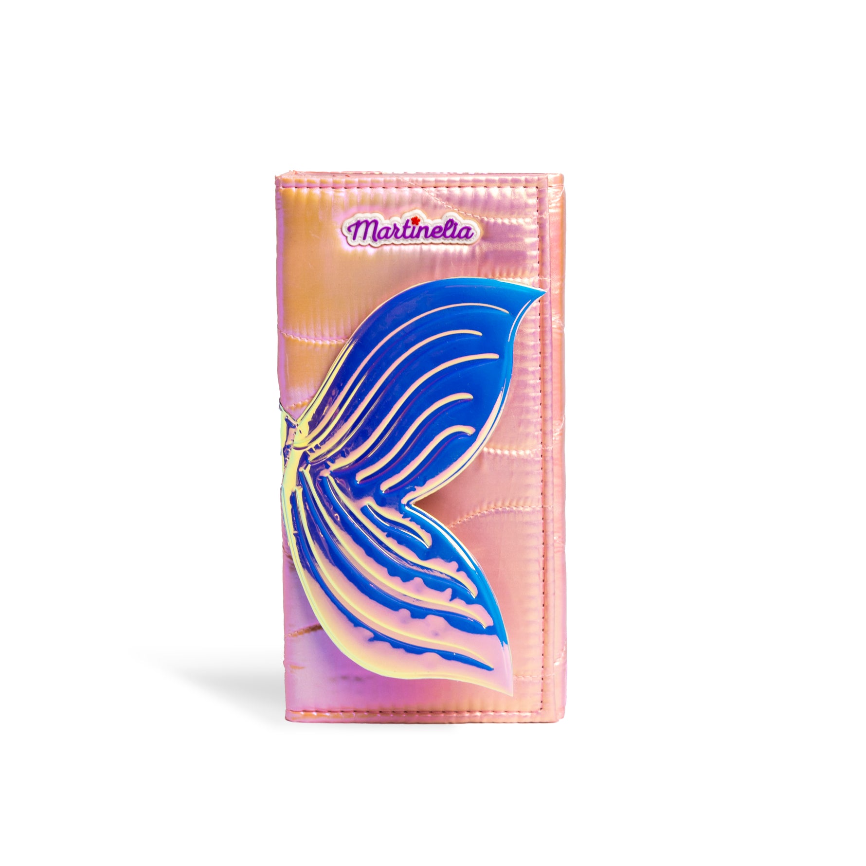 Martinelia Let's Be Mermaids Big Makeup Wallet – Kids Beauty Set in Holographic Case