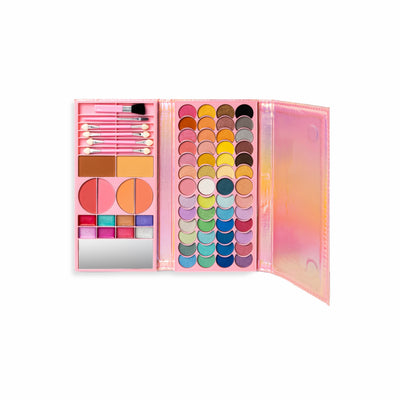 Martinelia Let's Be Mermaids Big Makeup Wallet – Kids Beauty Set in Holographic Case
