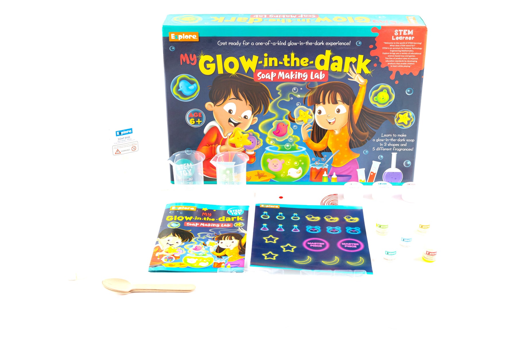 Eksploe My Glow-in-the-Dark Soap Making Lab