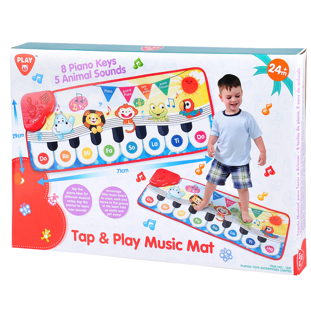 PLAY GO TAP & PLAY MUSIC MAT B/O