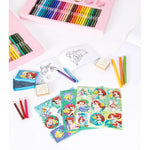Disney Little Mermaid 60-Piece Felt-Tip Pens Art Set for Girls