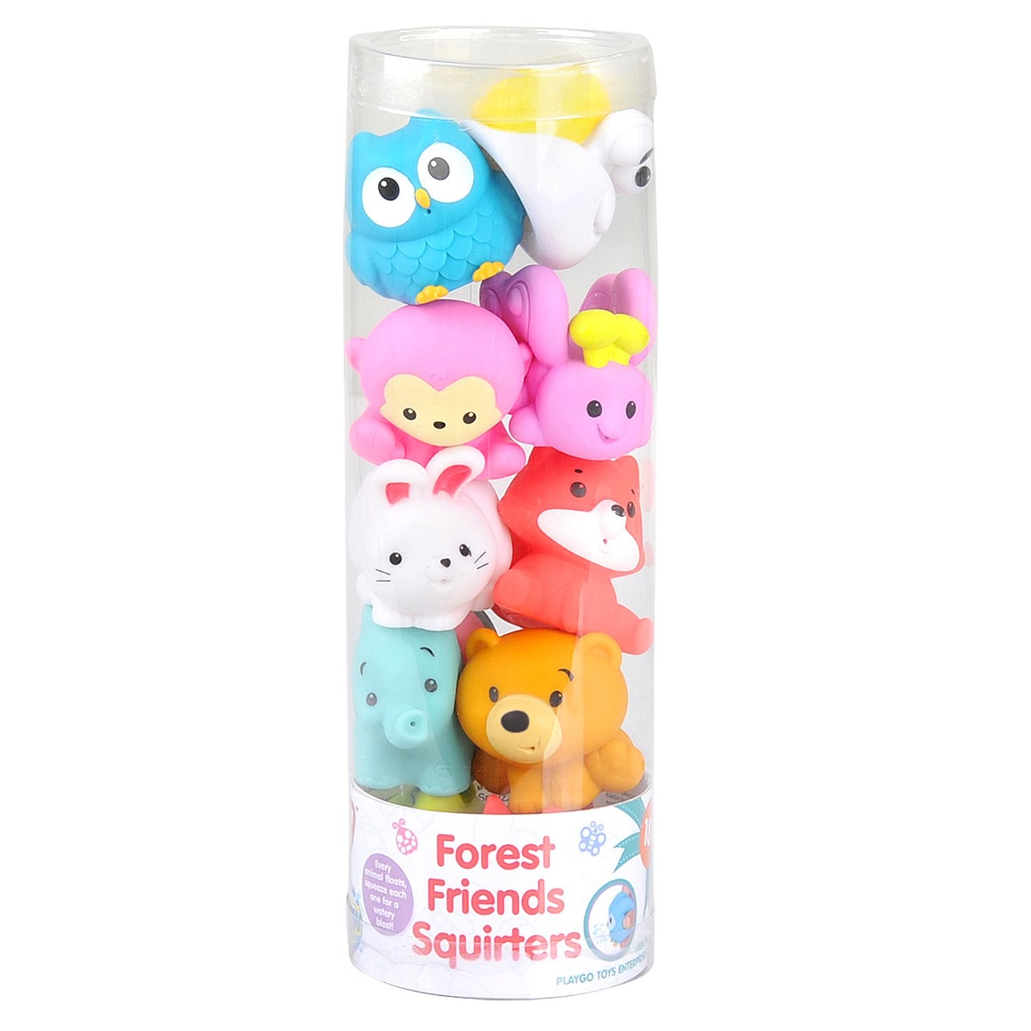 Play Go Forest Friends Squirters – 5-Piece Bath Toy Set for Babies & Toddlers