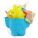 PLAY GO BIO-BASED PLASTIC - ANIMAL BEACH BUCKET SET - 7 PCS