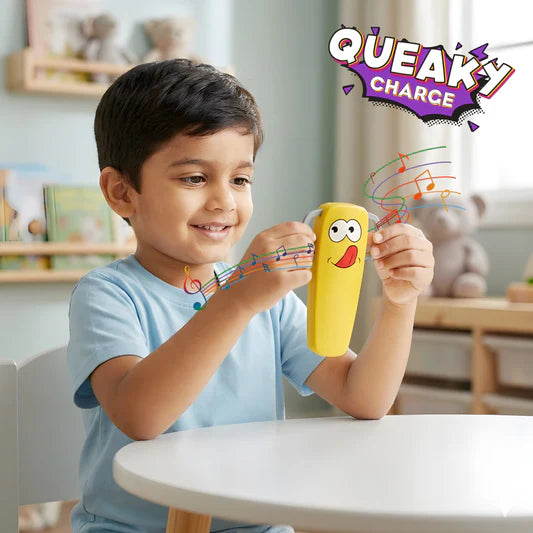 BLIX Queaky Charge – Rechargeable STEM Circuit Toy (Yellow)