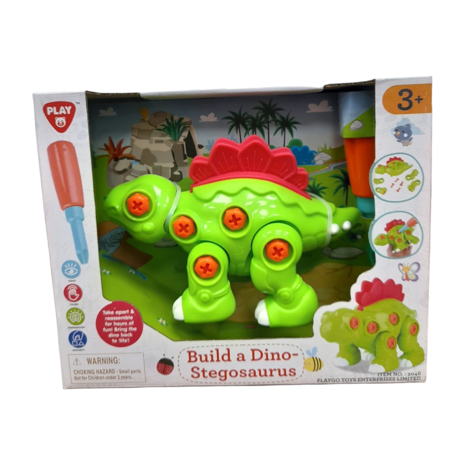 PLAY GO BUILD A DINO - STEGOSAURUS
