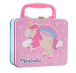Martinelia Unicorn Medium Tin Makeup Case for Girls