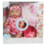 JC Toys 15" Missy Kissy Talking Baby Doll Gift Set for Girls
