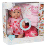 JC Toys 15" Missy Kissy Talking Baby Doll Gift Set for Girls