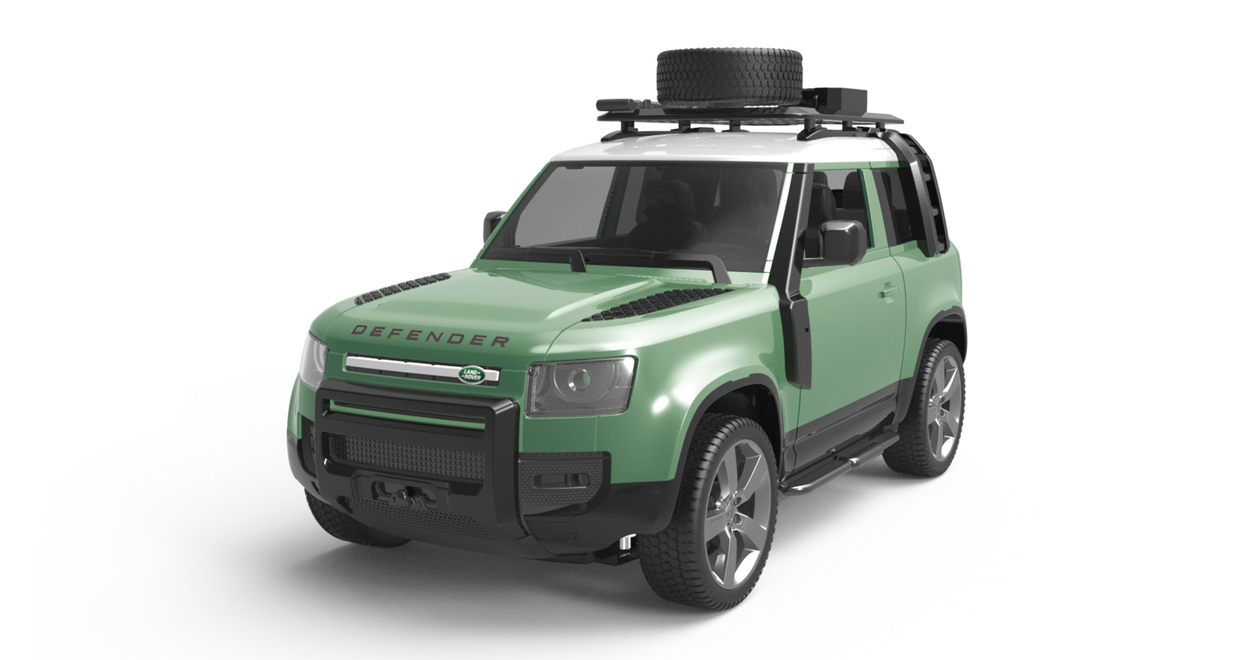 RW 1:12 DEFENDER ASSORTED ( GREEN AND SILVER)