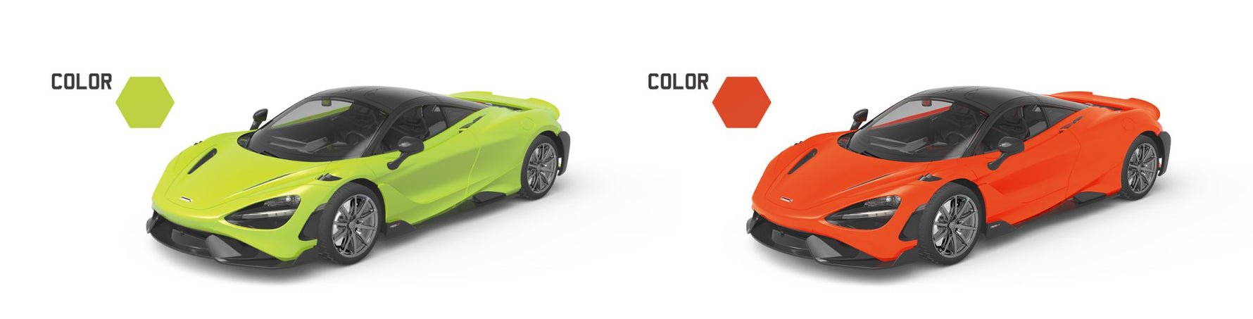 RW MCLAREN 765LT 1:12 SCALE REMOTE CONTROL CAR