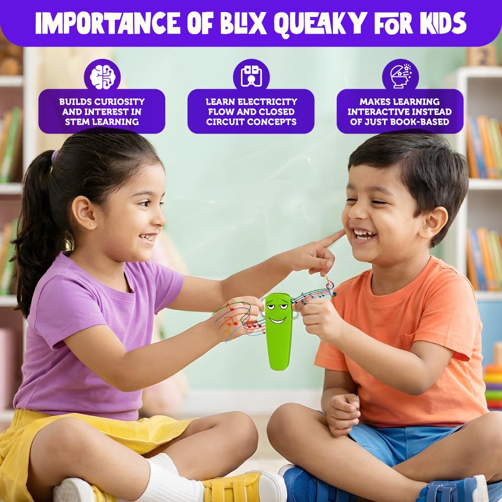 BLIX Queaky Charge – Rechargeable STEM Circuit Toy (Green)