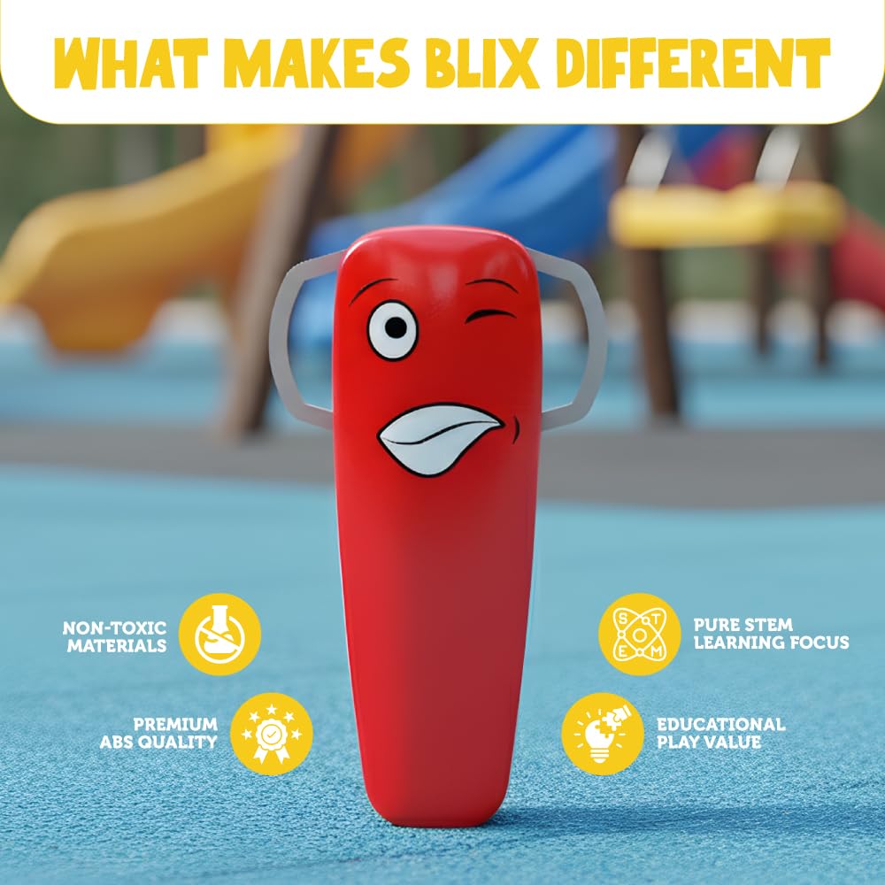 BLIX Queaky Charge – Rechargeable STEM Circuit Toy (Red)