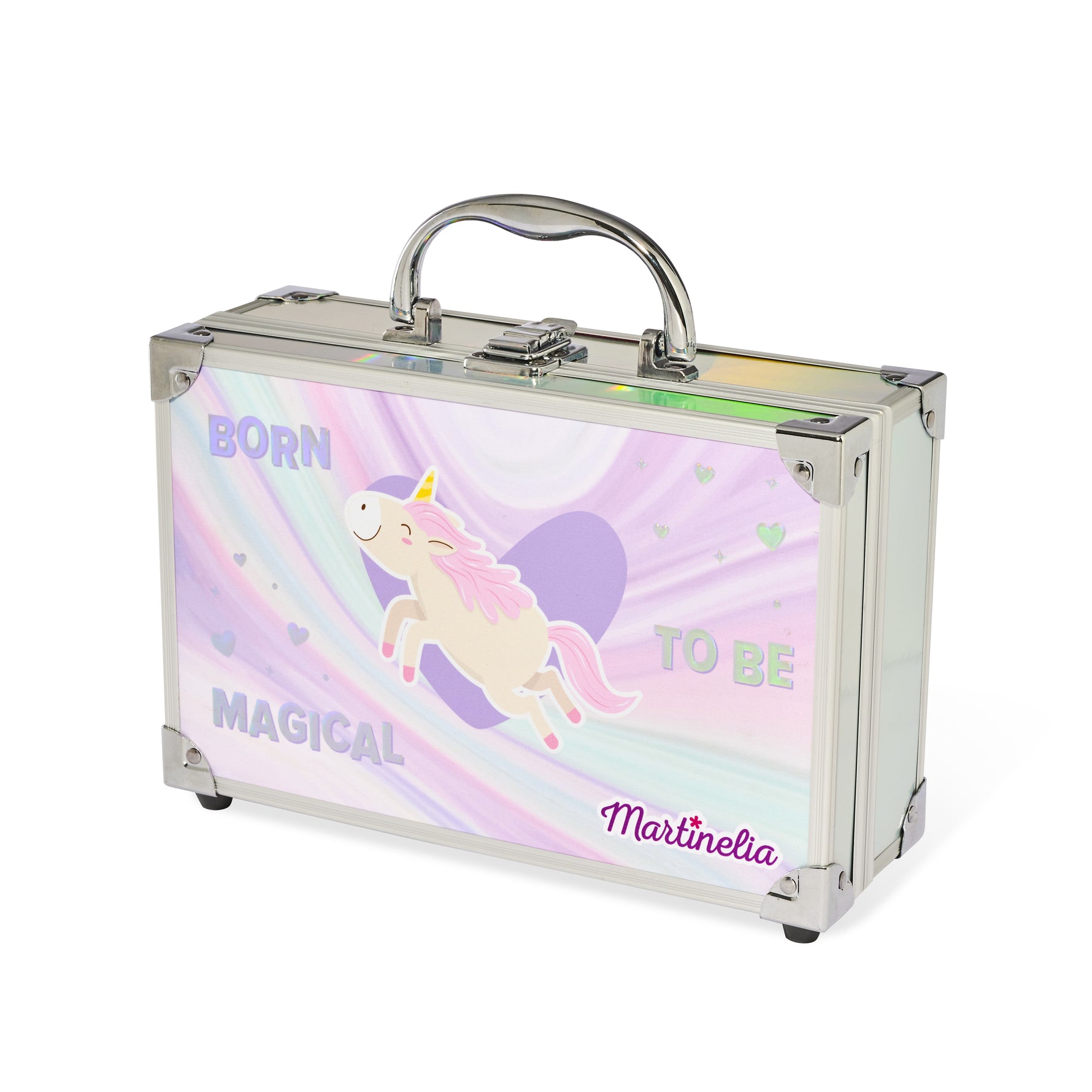 Martinelia Little Unicorn Glitter Makeup & Perfume Travel Set for Girls