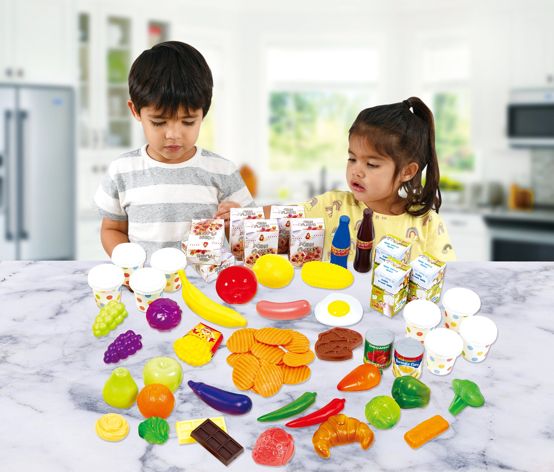 Play Go My Food Collection – 61-Piece Pretend Play Food Set