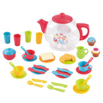 Play Go Tea Party in a Teapot – 35-Piece Pretend Play Set
