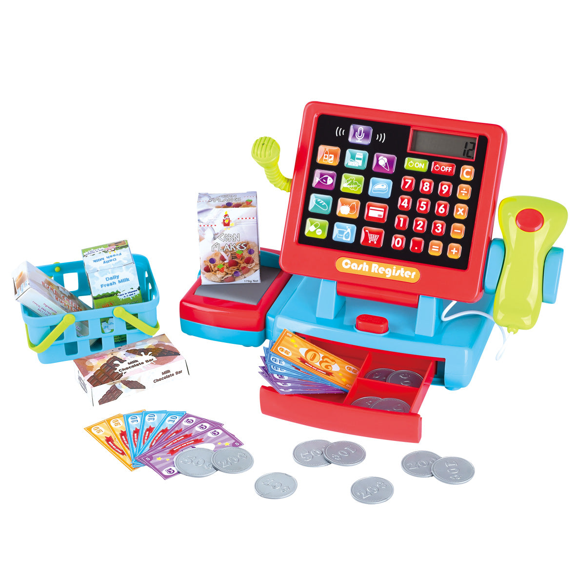Play Go Touch & Count Supermarket Till – Battery Operated Cash Register Toy