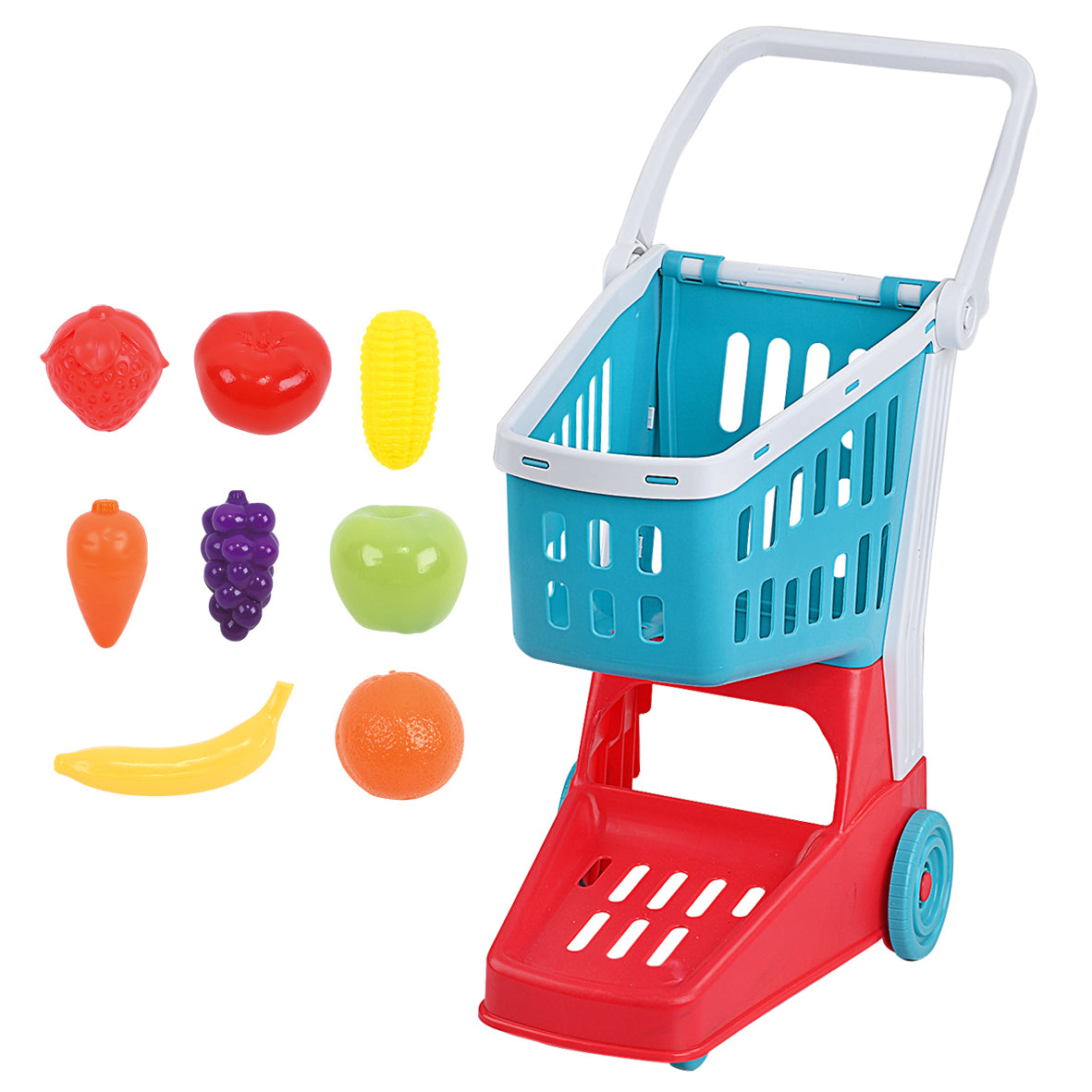 PLAY GO 
PLAY GO SUPERMARKET PUSH TROLLEY - 9 PCS