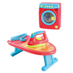 Play Go Wash & Iron Set – Battery Operated Laundry Pretend Play Toy, 7 Pieces