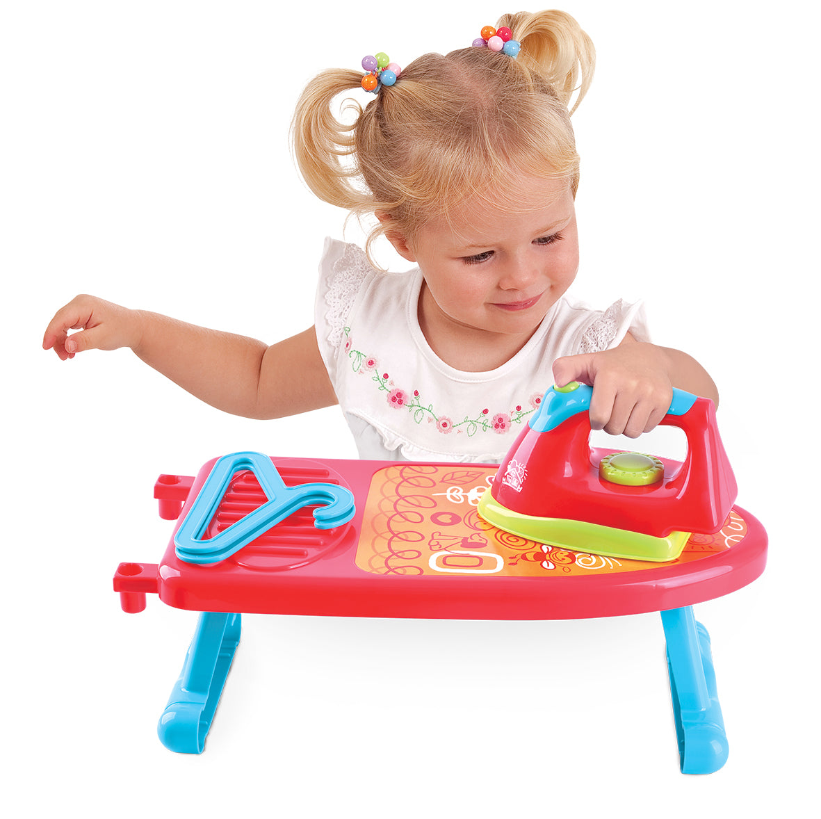 Play Go Wash & Iron Set – Battery Operated Laundry Pretend Play Toy, 7 Pieces