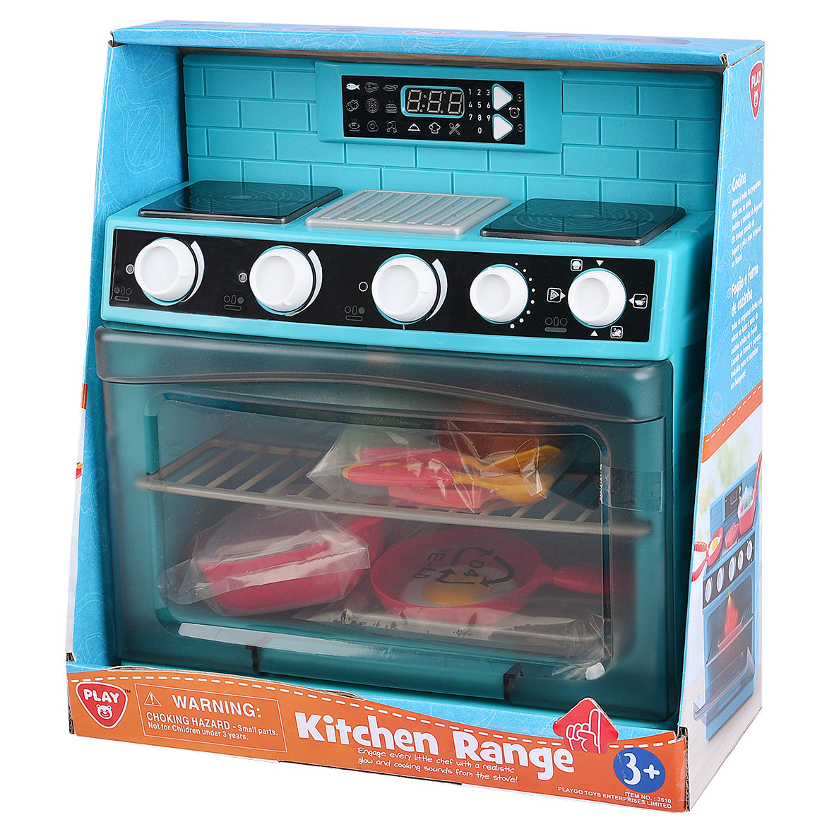 Play Go Kitchen Range – Battery Operated Pretend Play Kitchen Set