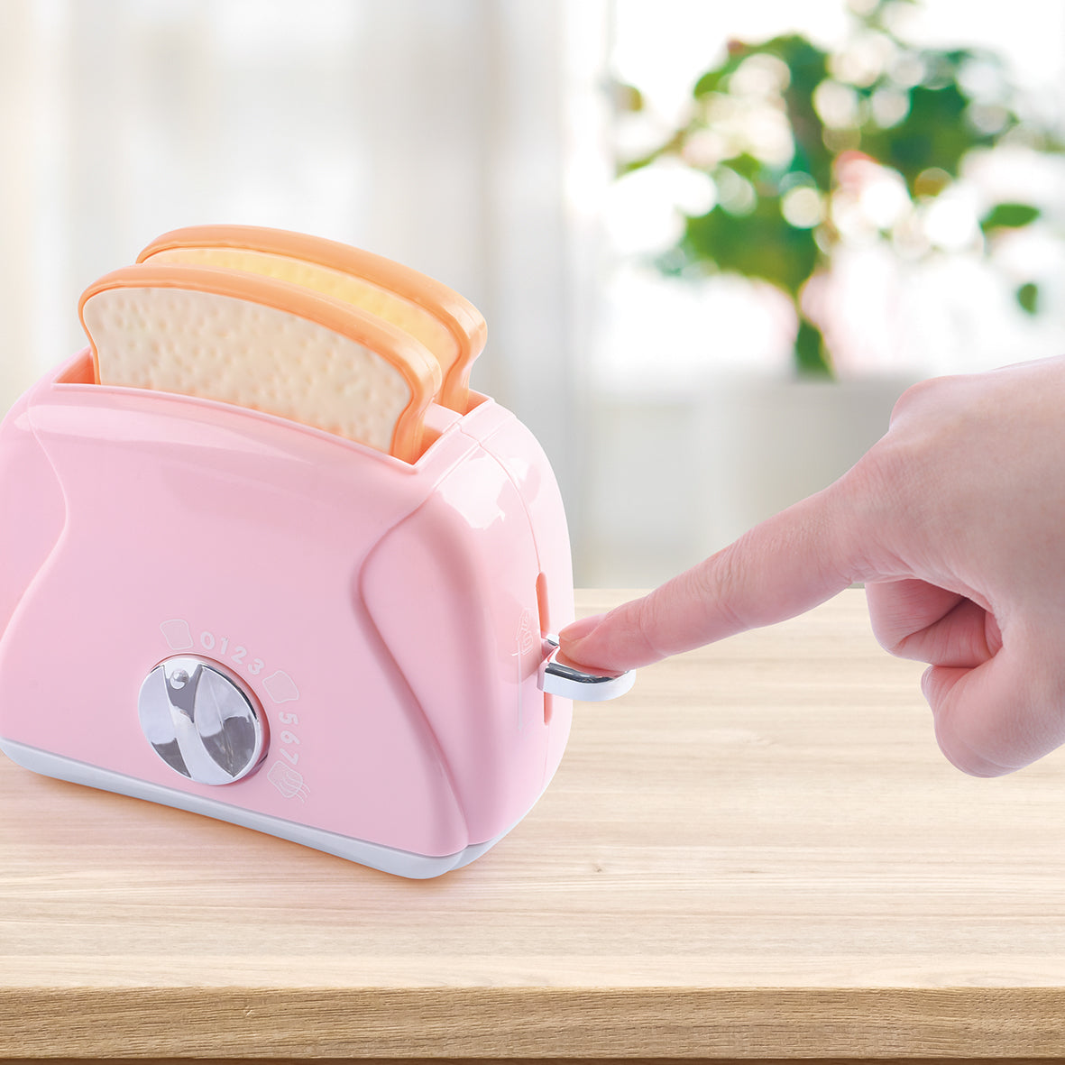 Play Go Classy Kitchen Appliance Trio – Pink (Pod Coffee Machine, Mixer & Toaster)