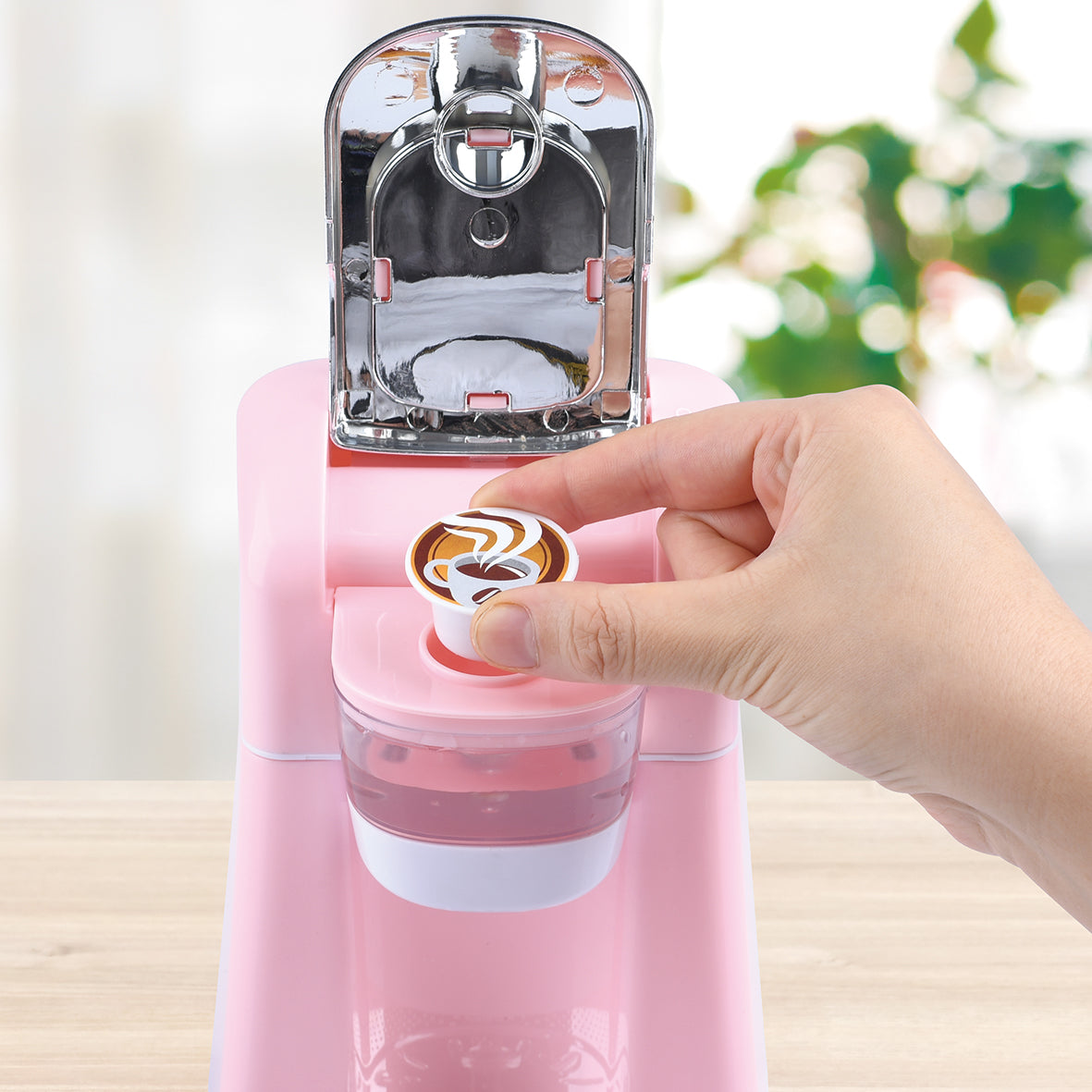 Play Go Classy Kitchen Appliance Trio – Pink (Pod Coffee Machine, Mixer & Toaster)