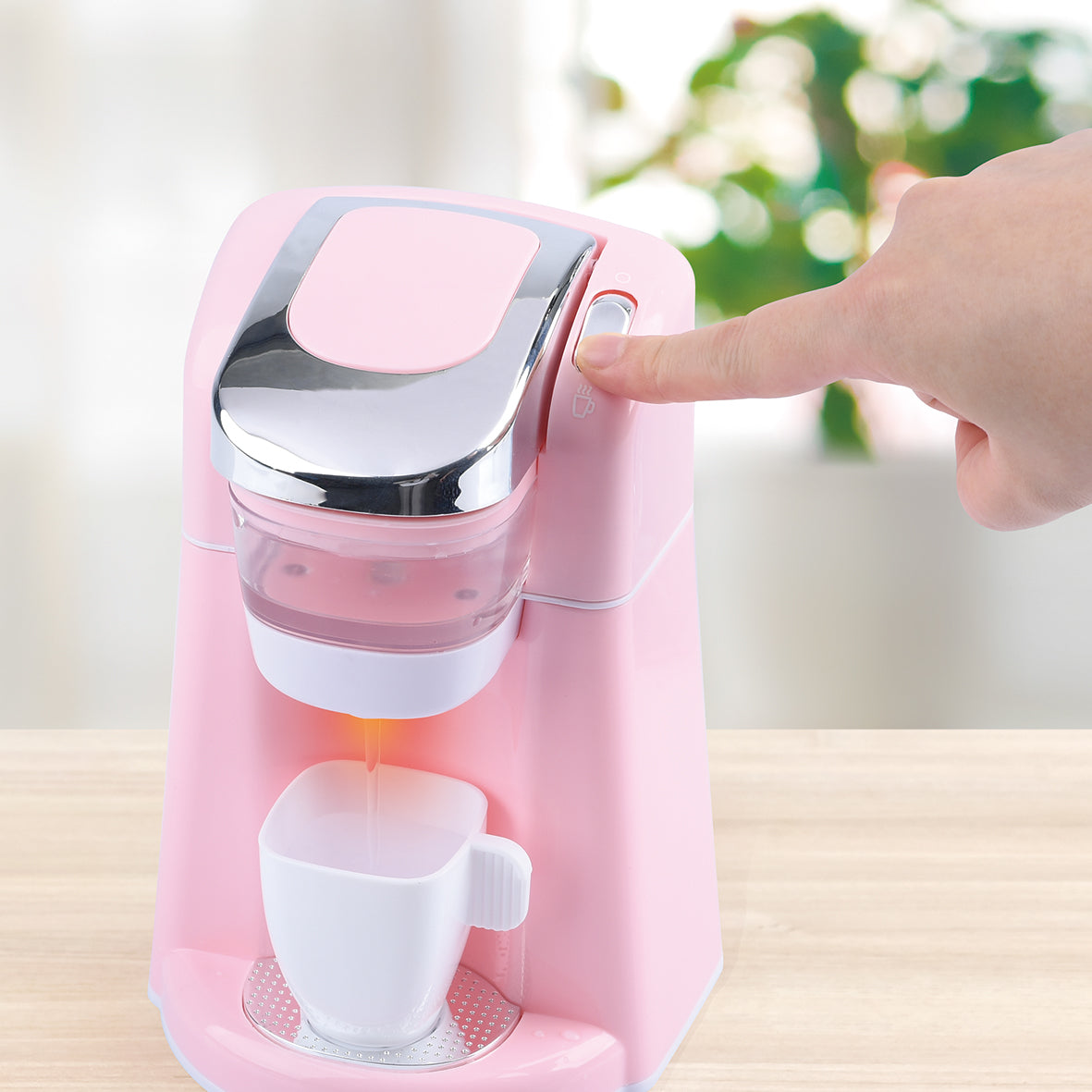 Play Go Classy Kitchen Appliance Trio – Pink (Pod Coffee Machine, Mixer & Toaster)
