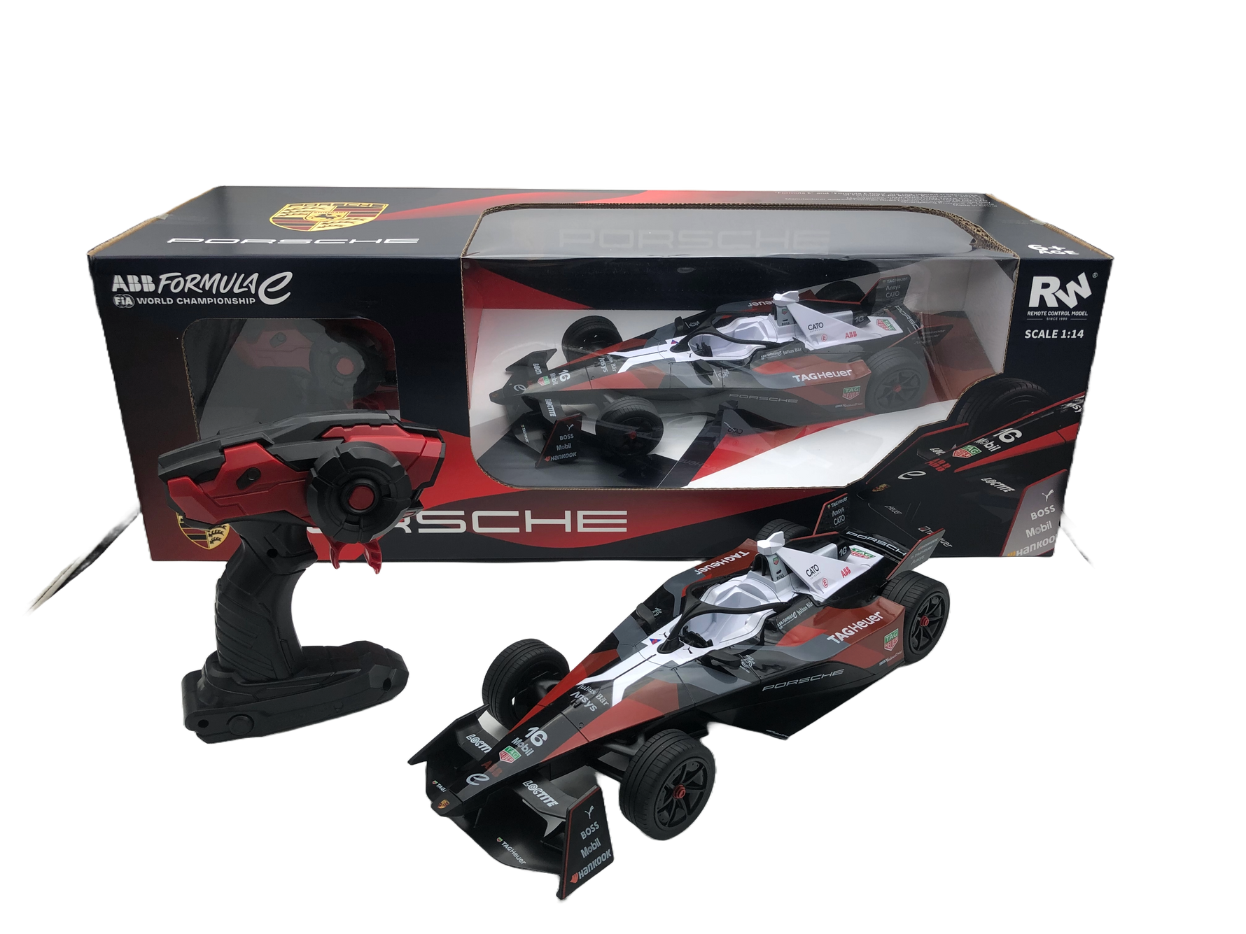 RW PORSCHE FORMULA E 1:14 SCALE REMOTE CONTROL CAR