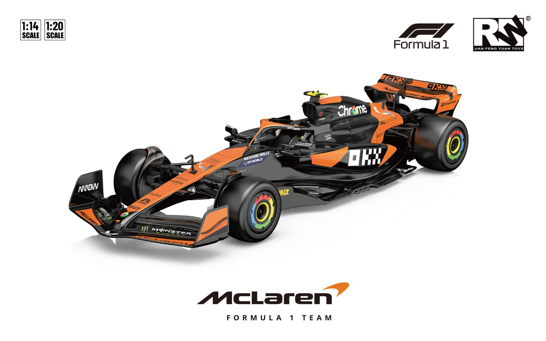 RW McLaren MCL38 Formula 1 – 1:14 Scale RC Car