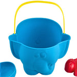 PLAY GO BIO-BASED PLASTIC - ANIMAL BEACH BUCKET SET - 7 PCS