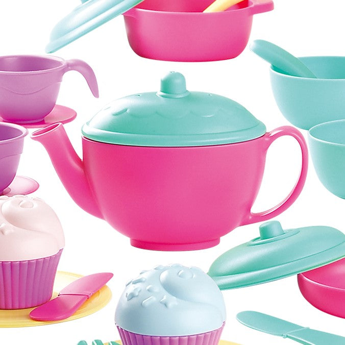 PLAY GO BIO-BASED PLASTIC - TEA TIME & COOKWARE SET - 24 PCS