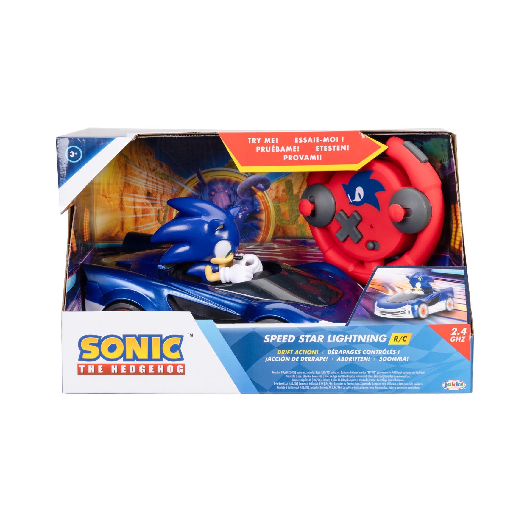 Sonic The Hedgehog Drifting R/C Car