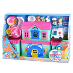 Play Go Animal Complex Clinic – Battery Operated Vet Play Set, 16 Pieces
