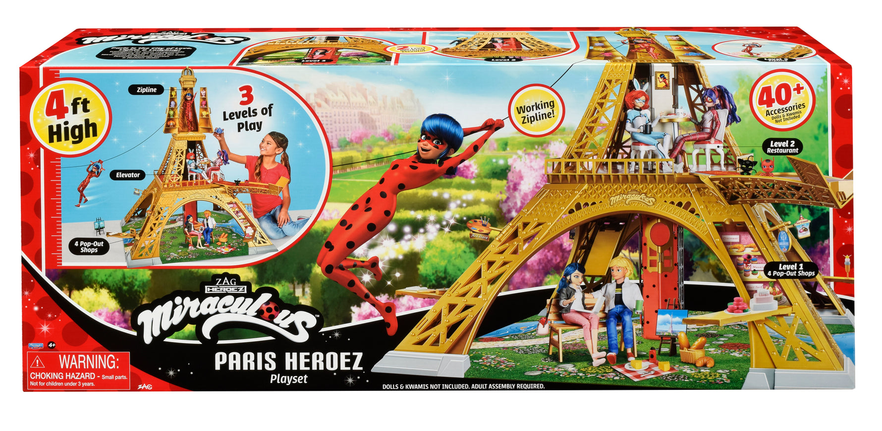Miraculous Ladybug Paris Heroez Playset