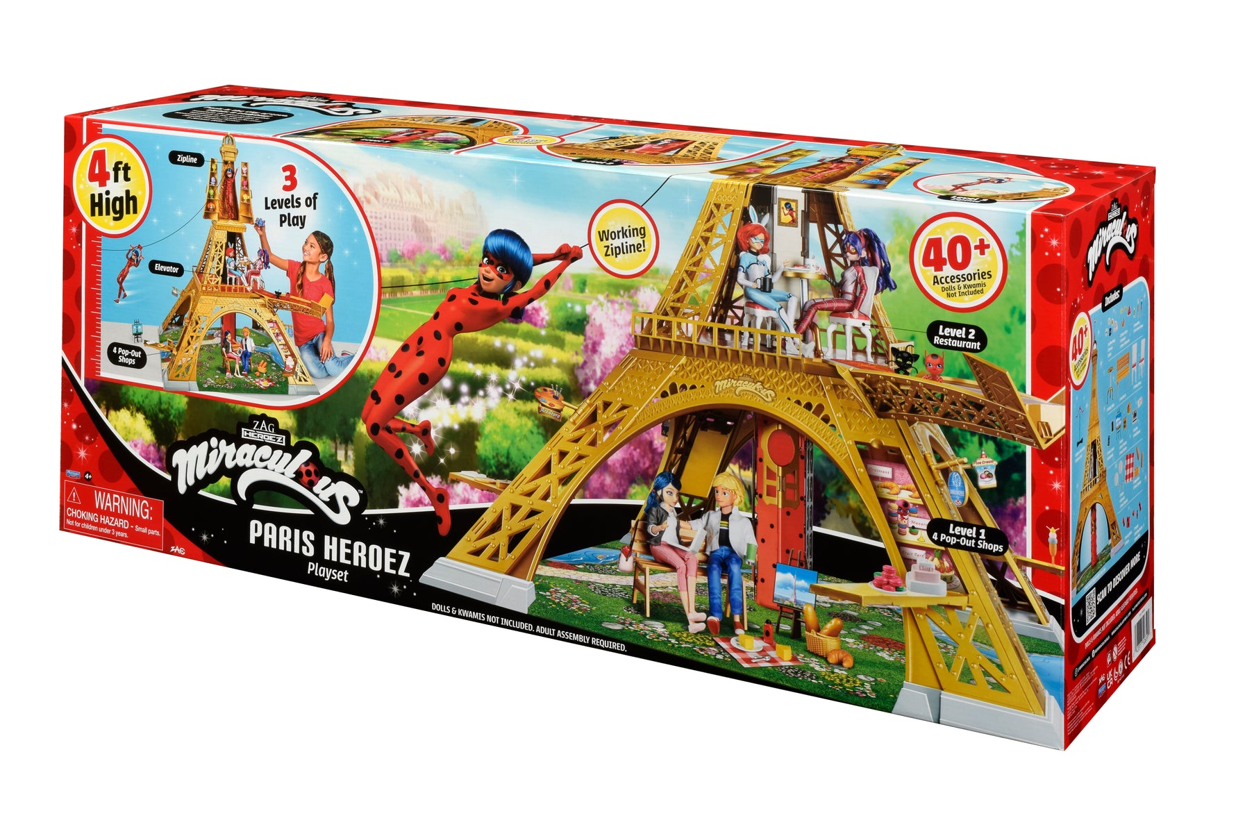 Miraculous Ladybug Paris Heroez Playset