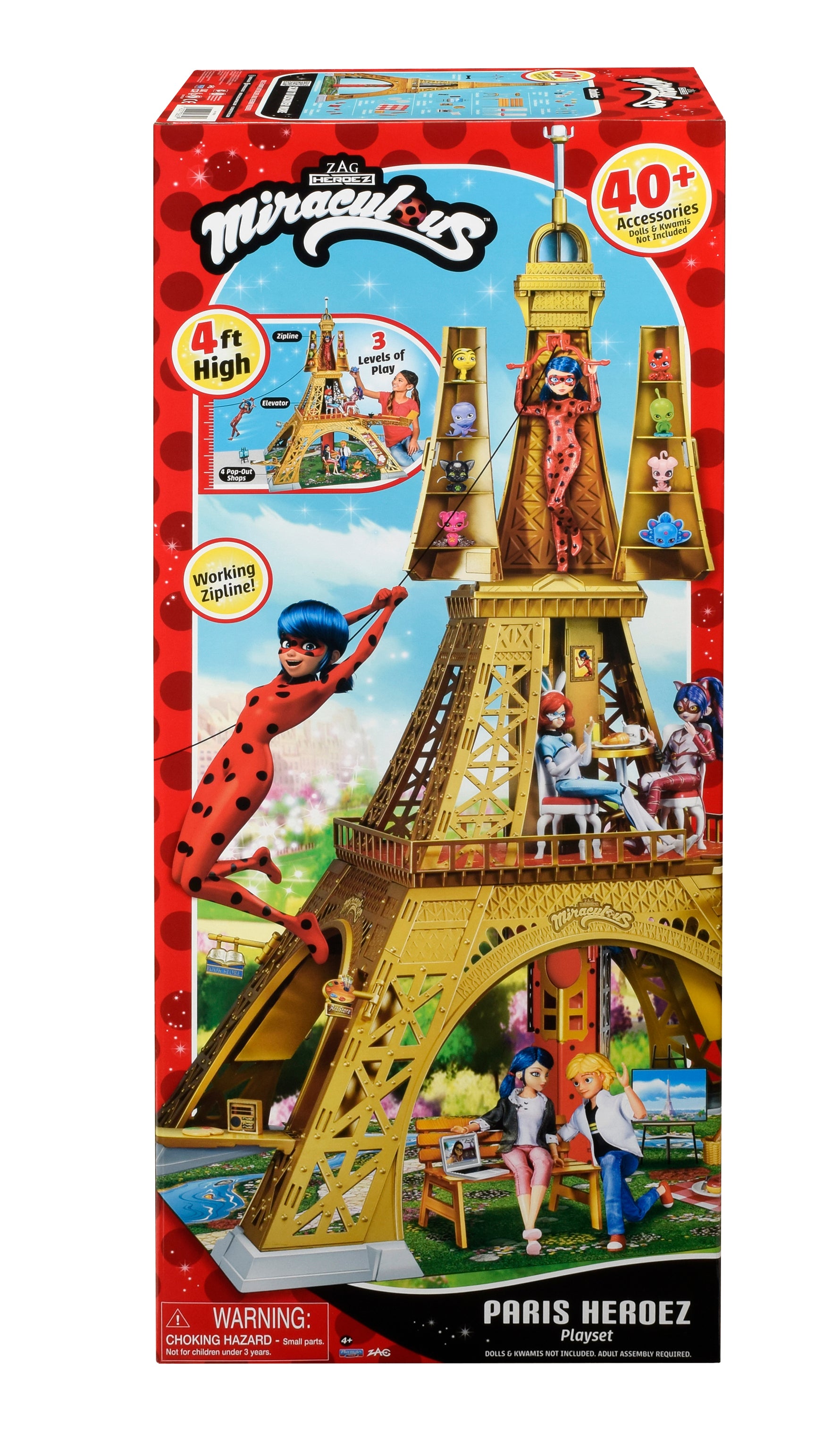 Miraculous Ladybug Paris Heroez Playset