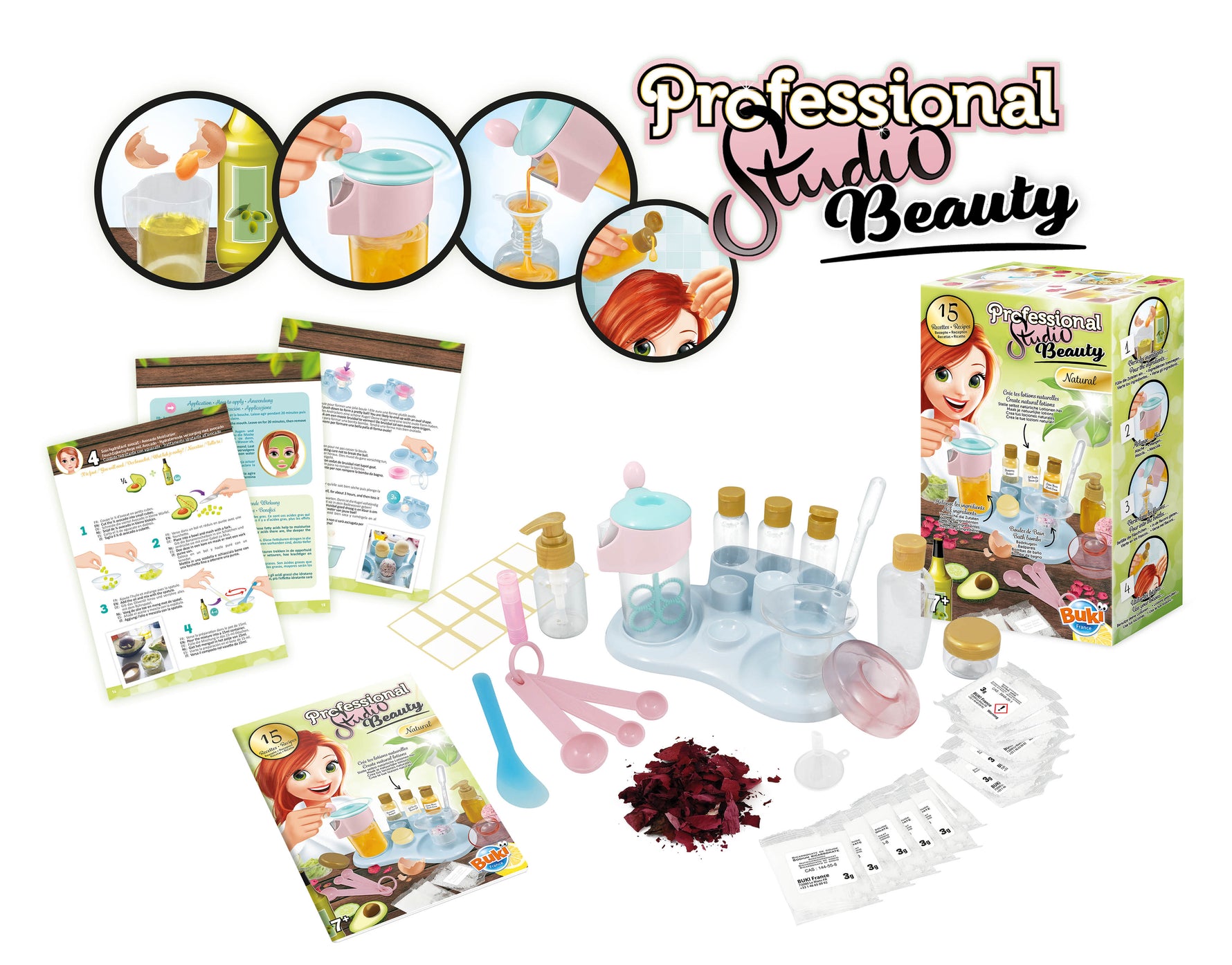 BUKI Professional Studio Beauty Set for Girls | Kids Makeup Kit