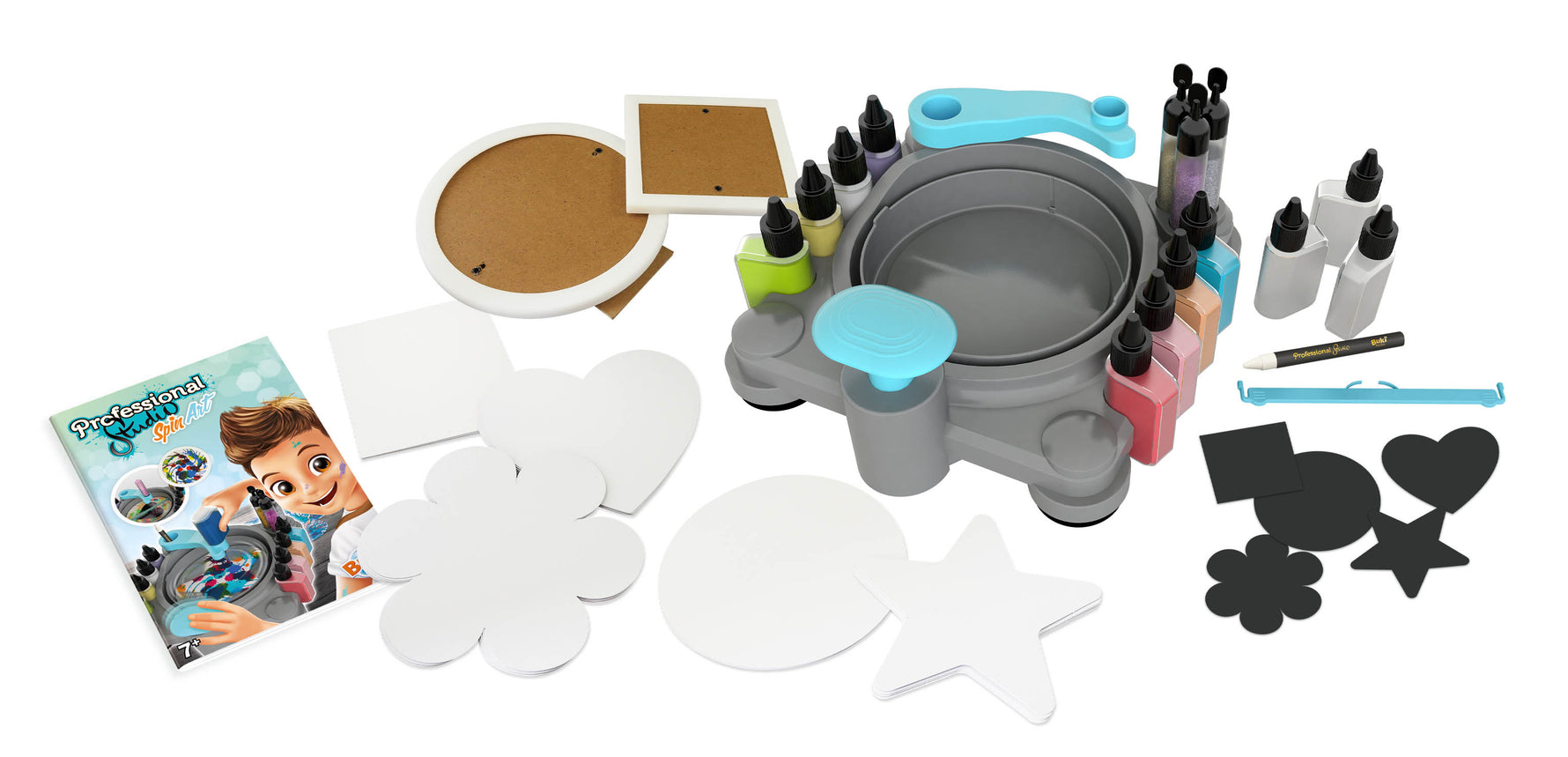 BUKI Professional Studio Spin Art Machine for Kids | Creative Art Kit
