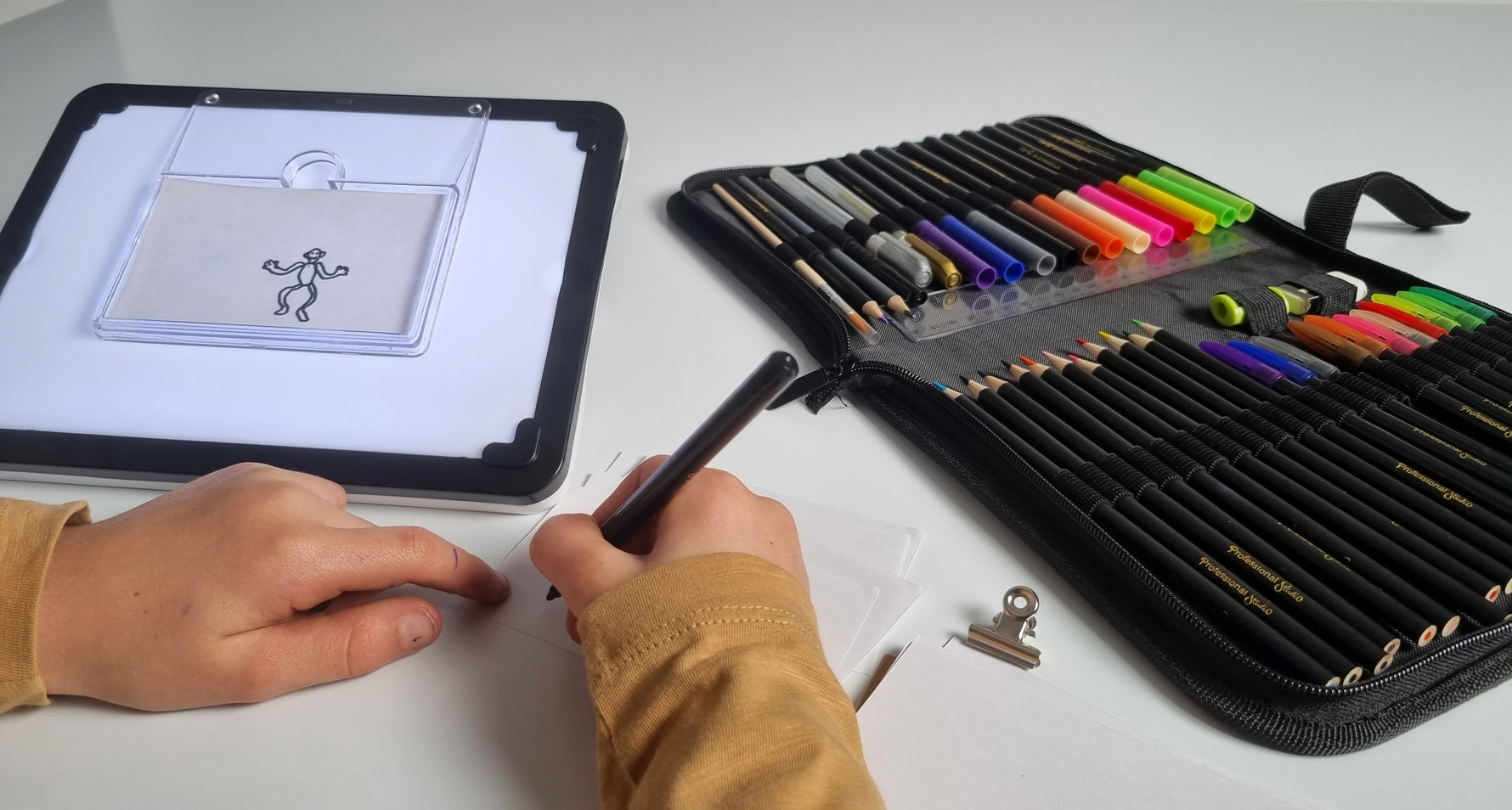 BUKI 3-in-1 Light Pad for Kids | Drawing Tracing & Art Studio Kit