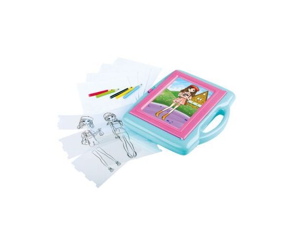 Play Go Trace It Up Fashion Artist – Battery Operated Art Set, 28 Pieces