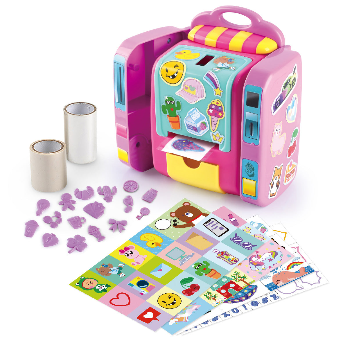 Play Go Create & Peel Sticker Studio – DIY Sticker Making Kit for Kids