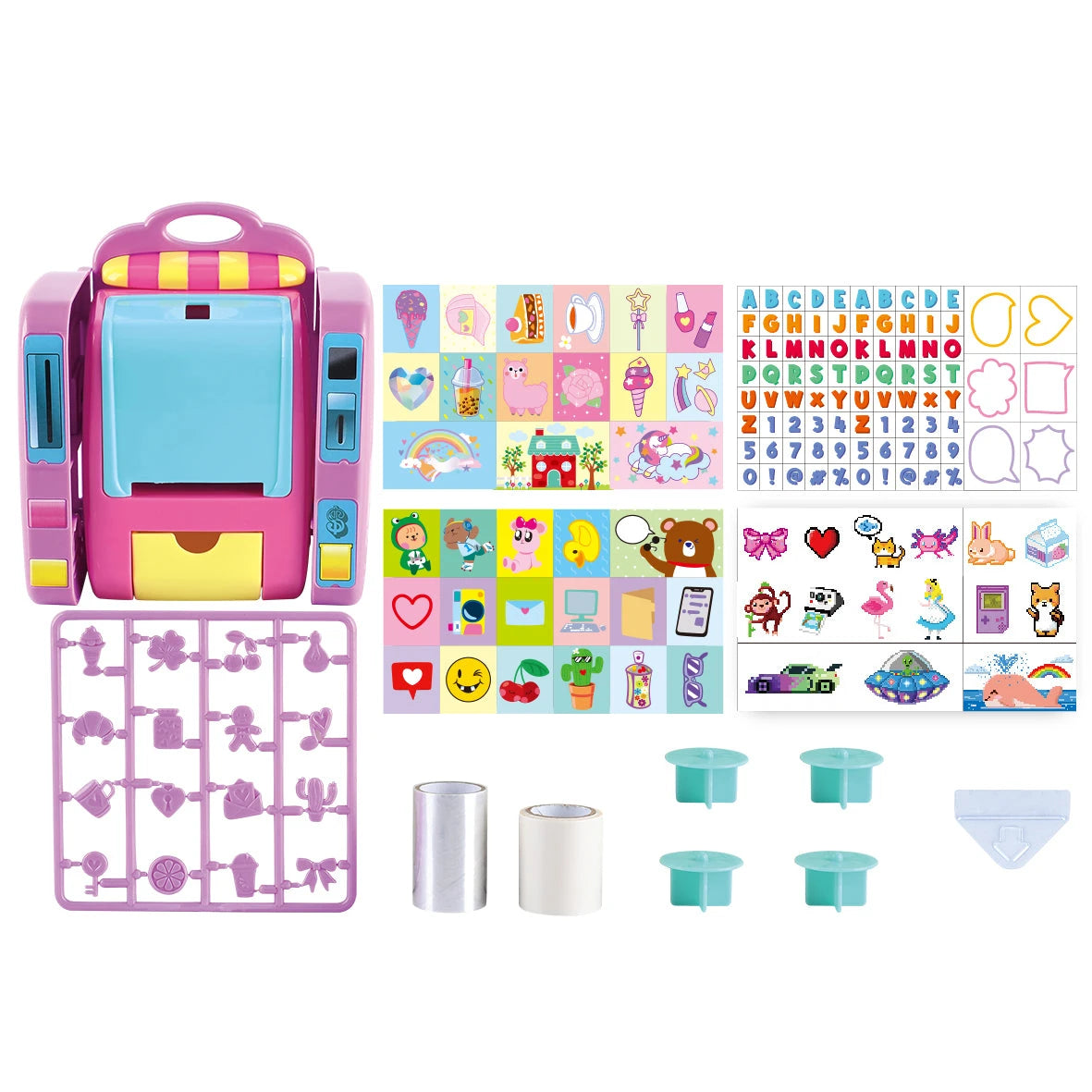 Play Go Create & Peel Sticker Studio – DIY Sticker Making Kit for Kids