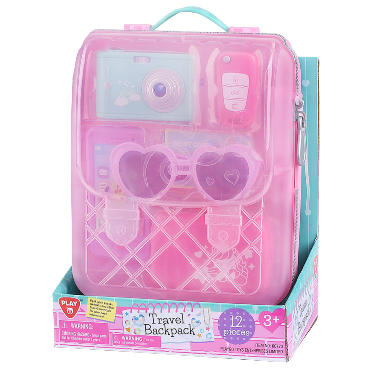 Play Go Travel Backpack – 12-Piece Pretend Play Adventure Set
