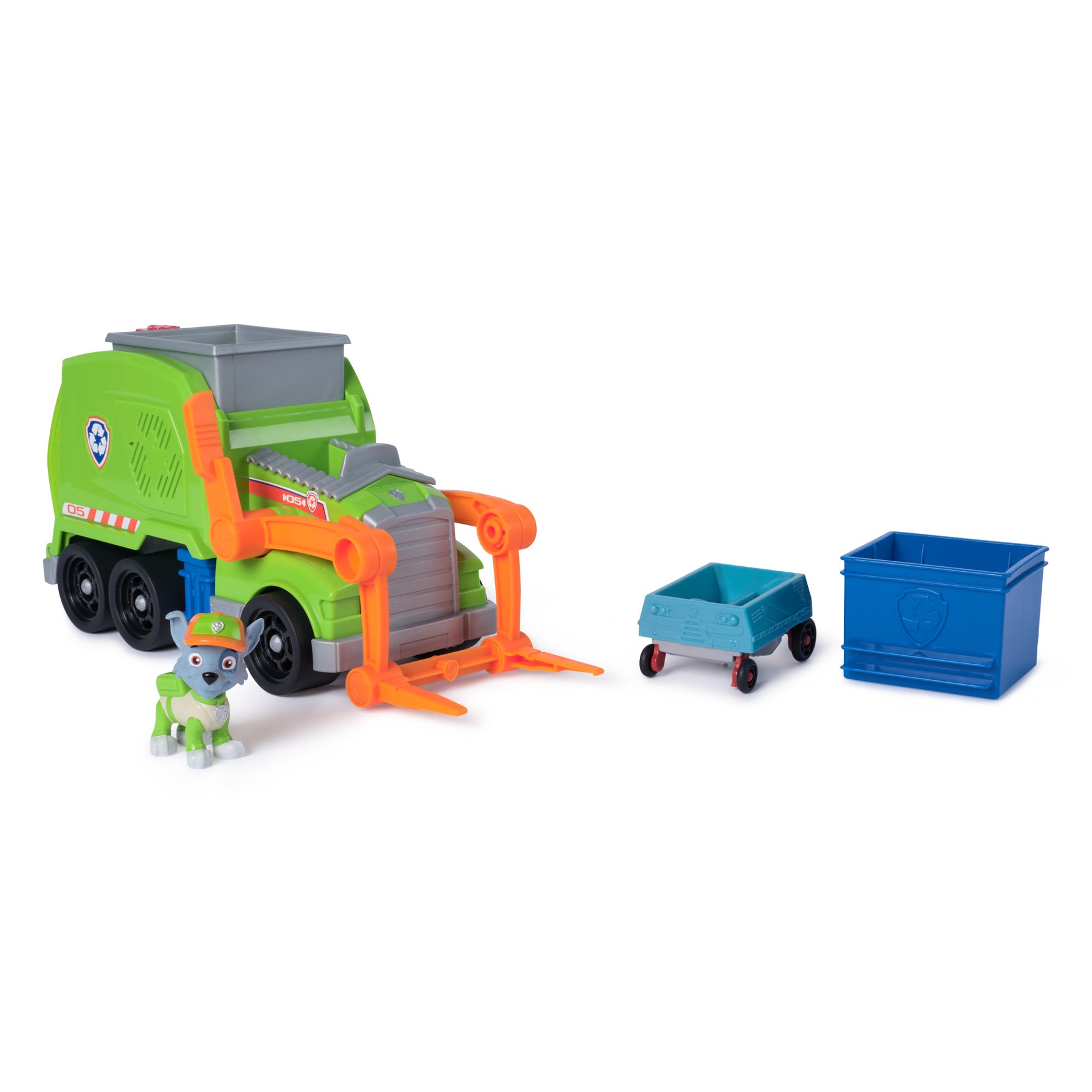 PAW Patrol Rocky's Crush N Roll Recycling Truck | Eco Rescue Toy