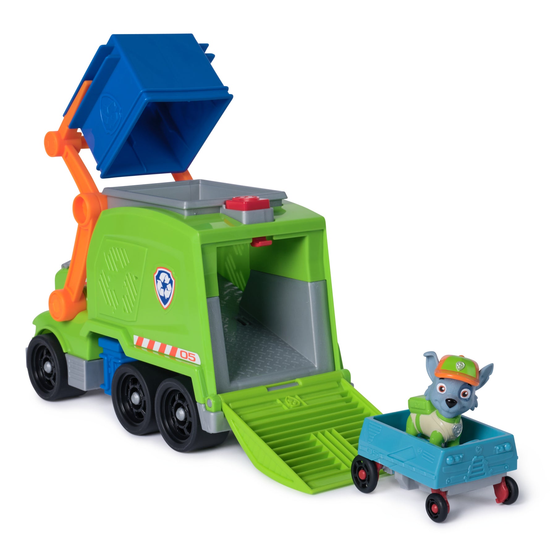 PAW Patrol Rocky's Crush N Roll Recycling Truck | Eco Rescue Toy
